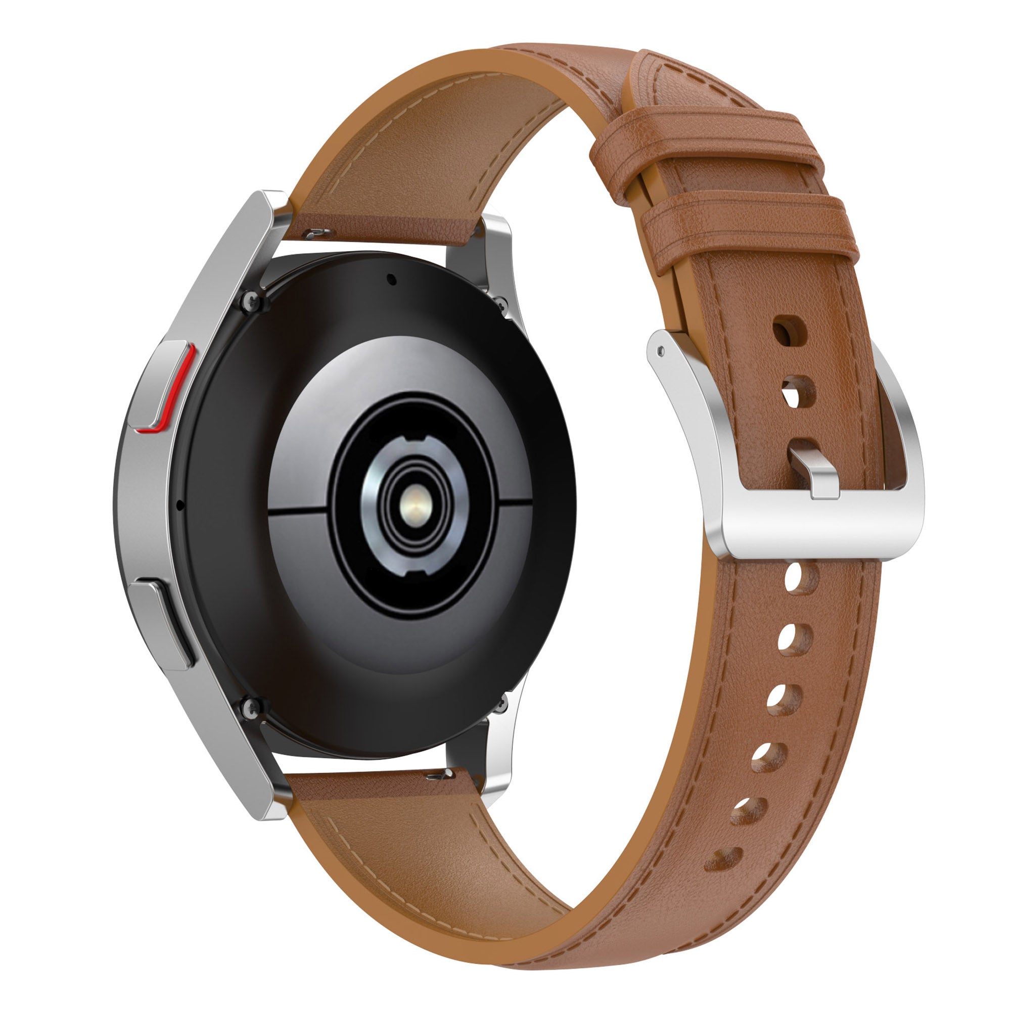 For Huawei Watch GT2 Samsung Galaxy Watch Active 20mm Universal Stitching Line First Layer Cowhide Solid Color Smart Watch Replacement Strap For Huawei Watch GT2 Samsung Galaxy Watch Active 20mm Universal Stitching Line First Layer Cowhide Solid Color Smart Watch Replacement Strap